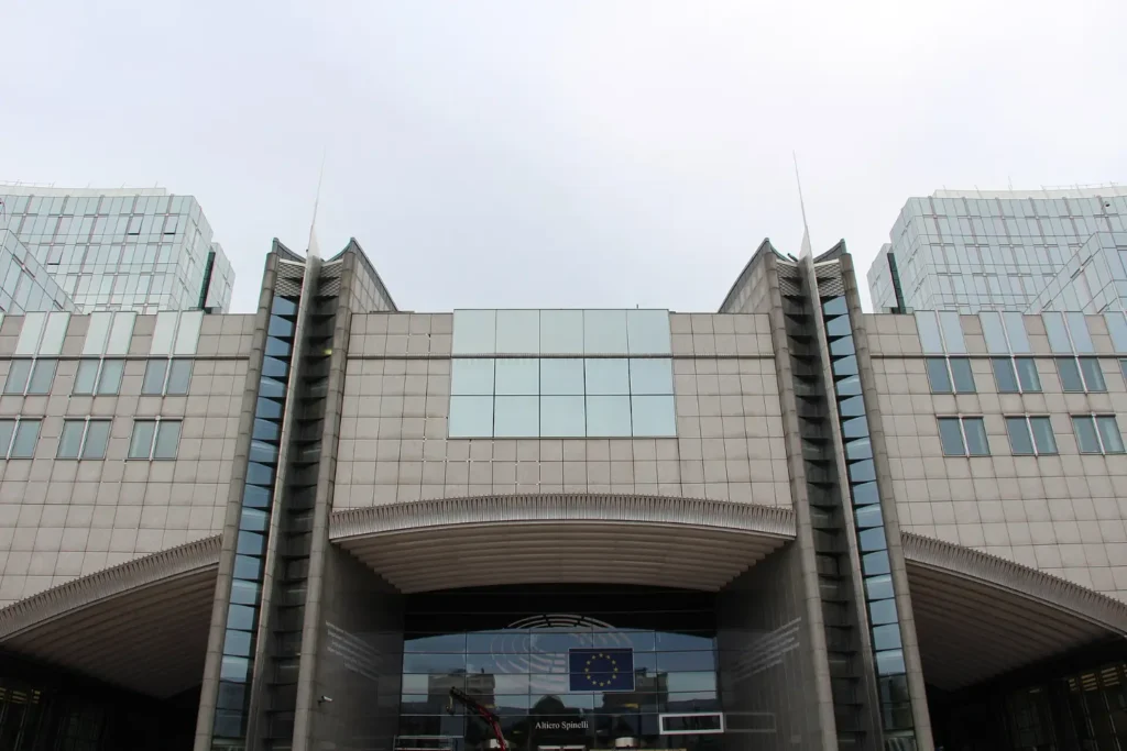 Le Parlement européen, bâtiment Paul-Henri Spaak, Bruxelles